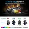 サイレントマウス人間工学に基づいた有線ゲームLED 5500 DPI USB Computer Mouse Gamer RGB X7付きバックライトケーブルラップトップ2811745のバックライトケーブル