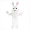 Halloween White Rabbit Mascot Costume Najwyższa jakość Kreskówka postać Straż unisex dorosłych strój Bożego Narodzenia Karnawałowy sukienka