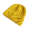 M449 Autumn Winter Kids Sticked Hat Candy Color Skull Caps Children Warme Beanies Boys Girls Casual Hats