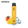 Qk aangepaste elektronische sigaretten mesh spiraal vape pen wegwerp 3500 puffs oplaadbare batterij