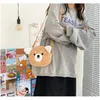 Style japonais kawaii sac femme dessin animé épaule de peluche pour crossbody petit bourse de téléphone bon cadeau 220630