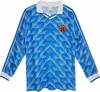 1988 1990 DDR retro fotbollströja 88 90 EAST gerMan Stubner Kirsten Sammer Andreas Thom Thomas Doll klassisk vintage fotbollströja