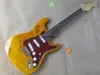 guitarra de madeira de burl