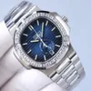 Классические мужские часы с бриллиантами Механические автоматические часы Сапфировые водонепроницаемые 40 мм Деловые наручные часы Montre de Luxe278N