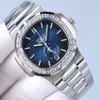 Elmaslı Klasik Mens Saat Kılıfı Mekanik Otomatik Saatler Safir Su Geçirmez 40mm Business Holluwatch Montre De Luxe278n