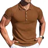 Camisa de pólo de mangas curtas de verão S camisa de lapela S Shirt Custom 220621