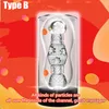 NXY Sex Men Masturbators Sourcion Male Cup Transparent Realistic Vagina Dual Channel Adult Toy for 0412