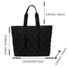 Avondtasjes Winter Nylon Grote schoudertas voor dames Trend Hand Dames Merk Trending Handtassen en Portemonnees Casual Tote Winkelen 1115