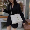 Classic s for Women 2022 Luxury Brand Leather Quilted Diamond Pattern Tote Shoulder Metal Chain Crossbody Bag