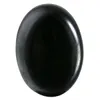 Onyx noir naturel ovale dos plat pierres précieuses cabochons guérison Chakra cristal agate pierre perle cabine couvre aucun trou pour la fabrication de bijoux artisanat