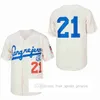 21 Roberto Clemente Santurce Crabbers Maillots de baseball blancs de Porto Rico