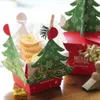 11.5x11.5cm Kerstboom Verpakking Sag Sag Dift Cookie Box Apple Dozen Met Bells Party Decoratie Gift Box voor Kid