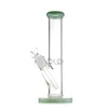 11,8-inch Jadegroene glazen waterpijpbong met rechte buis - mondstuk en basis, verspreide percolator