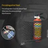 Car Organizer Trunk Storage Bag Back Rear Seat Mesh Elastic String Net Magic Sticker Pocket Universal Auto Pouch