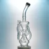 In STCOK Unieke Hookahs Recycler Inline Percolator Glass Bongs Dab Oil Rigs 14mm Vrouwelijk gewricht JSmoking Acessories Bowl DGC1236