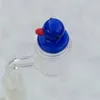 Mignon coloré canard verre Carb Caps accessoires de fumer 23mm diamètre Carb Cap dôme en verre pour Quartz Bangers conduites d'eau Dab Rigs couleurs aléatoires