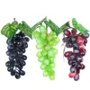 Dekoracja imprezowa fałszywe domek winogron wiszący ornament realski sztuczny winorośl roślina pozostawia owoce dekoracyjne
