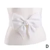 Belts Elastic Wide Women Belt Waistband Bowknot For Longer Bind Straps Ties Big Bow Ladies Dress DecorationBelts