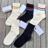 Hommes Femmes Designer Chaussettes De Sport Lettres De Mode Broderie Longue Chaussette Pour Hommes De Haute Qualité Unisexe Bas Casual Chaussette 2 Pièces / Ensemble Multi Couleurs