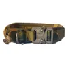 Robuste taktische Hundehalsbänder, Leinen, Outdoor-Nylon, wasserabweisend, verstellbare Haustierhalsbänder, mittlere und große Hunde ZL0756