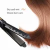 Straightening Iron Hair Straightener Brush Fourgear Temperature Adjustment Ceramic Tourmaline Ionic Flat Iron For Women 220727