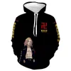 Men's Hoodies Men's & Sweatshirts Game Tokyo Revengers Anime Sportswear Print Zipper Unisex Cosplay ClothesMen's