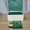 Hot Selling High Quality Klockor Lådor Perpetual Watch Green Original Box Papers Card Läderväska för kosmograf 116500 124300 116610 Armbandsur