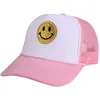 Lovers Caps Face Sequins Printing Neon High Crown Mesh Back Trucker Hatfor Men and Women30550639606175