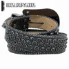 2022 Designer Bb Belt Simon Cinture per uomo Donna Cintura con diamanti lucidi Nero su nero Blu bianco multicolore 26262