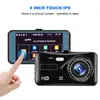 Videoregistratore per auto Dash Cam Dual Lens Hd P Car Digital '' IPS Touch Screen Dvr Camera GSensor Wdr Car Dvr Dashcam Camera J220601