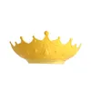 Gel di silice Baby Shower Shampoo Cap Crown Shape Wash Hair Shield Hat per protezione dell'orecchio del bambino Safe Children Shower Head Cove Adjustabler GC1364