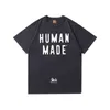 편지 슬리브 티셔츠 유행 인간의 오리 인쇄 크루 넥 짧은 티 IBO2