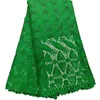 afrika kord dantel kumaşlar yeşil