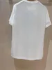 T-shirt da donna di alta qualità Primavera Estate Ladies 2022 Runway Donna Fiori Stampa manica corta O-Collo Abiti eleganti femminiliDonna Phyl22