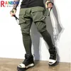 Rainbowtouches Sports Men Stretch Tights Sweat Absorbing And Breathable Fitness Casual Multi Pocket ing Cargo Pants Mens 220629