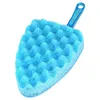 Car Sponge Triangular Brush With Handle Blue Wave Wash And Wipe Tool For Beauty MaintenanceCar