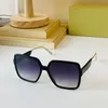 Gradiente lentes top luxo óculos de sol designer óculos óculos sênior para as mulheres 8163 Óculos quadrados quadrados quadro grande metal anti-UV óculos de sol feitos em itália