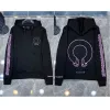 Classic Fashion Luxury Mens Zipper ch Hoodies Designer Horseshoe Sanskrit Cross Priving Pullover Sweethirts Sweatshirts de haute qualité.