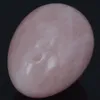 Huevo de cuarzo de rosa natural perforado para kegel ejercicio pélvico piso vaginal muscular jade huevo masaje bola 3 pcs310o4459695