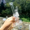 10-calowy styl klasyczny Clear Glass Water Bong Hookh z filtrami Oil Dab R oznacza rurę do paznokci