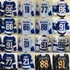 2022 Final Nikita Kucherov tröja 21 Brayden Point 77 Victor Hedman Andrei Vasilevskiy 91 Steven Stamkos 14 Patrick Maroon Hockey Tröjor Blå Vit Sydda