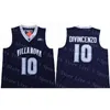 WSKT Villanova Wildcats Jersey Jalen Brunson 10 Divincenzo 25 Mikal Bridges 2 Jenkins 3 Hart 1 Kyle Lowry 15 Arcidiacono baskettröjor