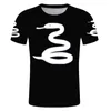 Martinique Snake T Shirt Summer Black TS Darmowa nazwa DIY i numer Animal On Clothing Home 220616