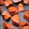 Loose Gemstones Jewelry Irregar Natural Red Energy Stone For Pendant Necklaces Lucky Making Accessories Home Garde Dh8Np