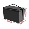 12.8V 150AH LIFEPO4 Batterij Batterij Outdoor Waterdichte energieopslag 12V150AH Hoge energie en lange levensduur met ingebouwde BMS-lader