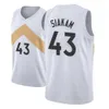 Pascal 43 Siakam Camisetas de baloncesto Vince 15 Carter Tracy 1 McGrady Jersey Marcus 21 Camby Jersey S-XXL Logos bordados