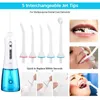 300 ML Électrique Oral Care Irrigateur Dentaire Jet D'eau Flosser Dent De Nettoyage Outil Kit Rechargeable Réservoir Dents Cleaner 220513