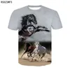 tee-shirt animal 3d