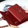 10A Top quality woman shoulder bag 25CM A01112 caviar leather chain bag fashion crossbody bags luxury designer bagss High-End lady purse With box C001