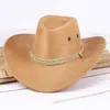 Basker unisex mode western cowboy hatt turist cap gorras 8 färger 7229berets beretsberets davi22